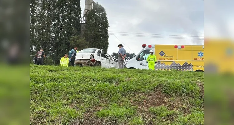 Acidente com óbito interdita a BR-373 em Imbituva nesta manhã