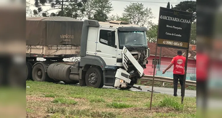 Acidente com óbito interdita a BR-373 em Imbituva nesta manhã