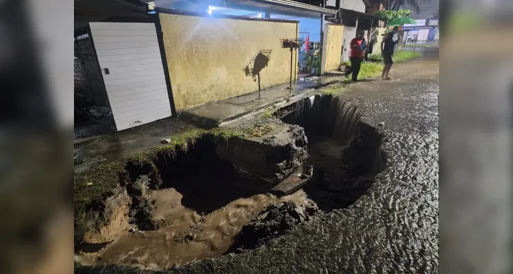 Fortes chuvas aconteceram entre a noite dessa sexta-feira (07) e a madrugada deste sábado (08)