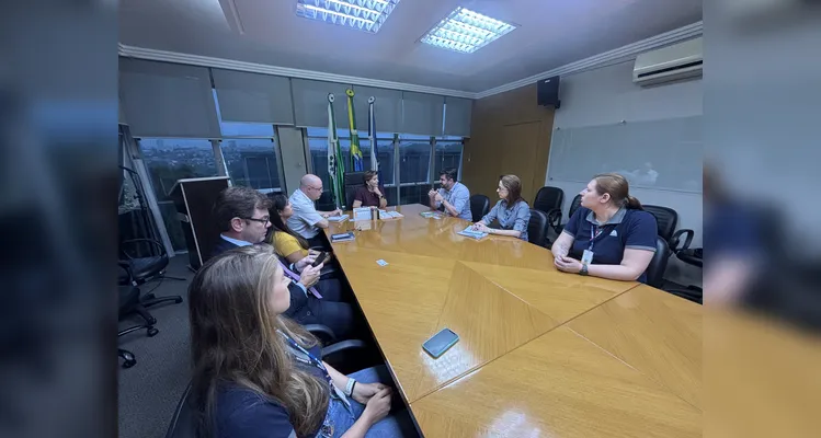 Agepar se reuniu com a prefeita Elizabeth, na terça-feira (11) -