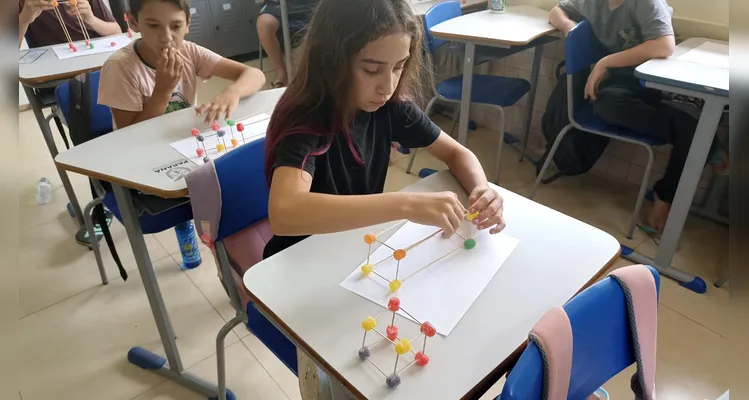 Confira os registros do amplo trabalho matemático em sala de aula.