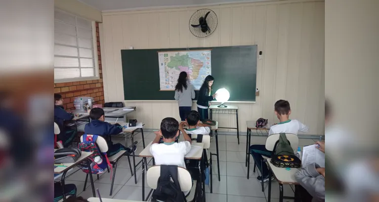 Educandos puderam entender os conceitos na prática em sala.