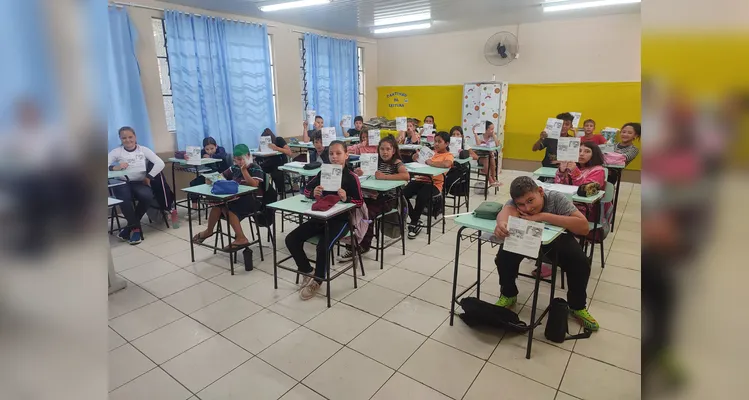 Confira os registros do amplo trabalho de conscientização realizado pelos alunos.