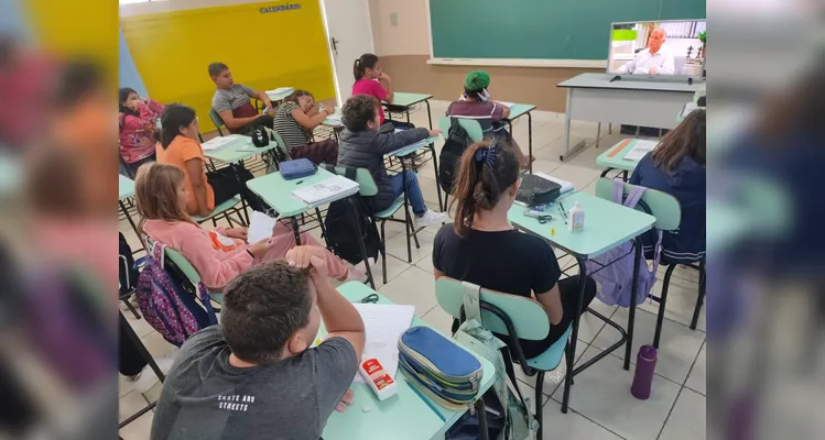 Confira os registros do amplo trabalho de conscientização realizado pelos alunos.