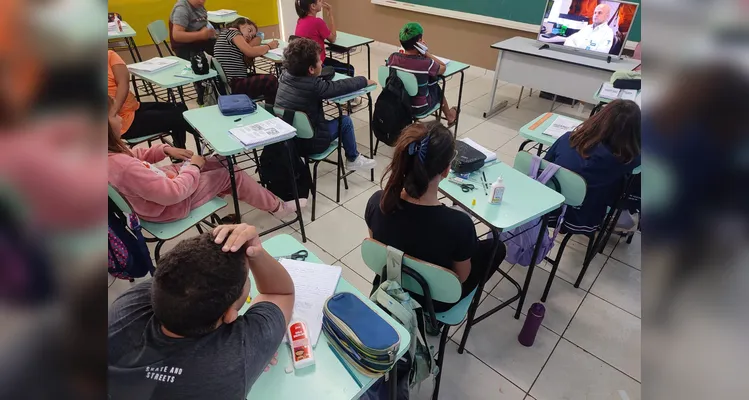 Confira os registros do amplo trabalho de conscientização realizado pelos alunos.