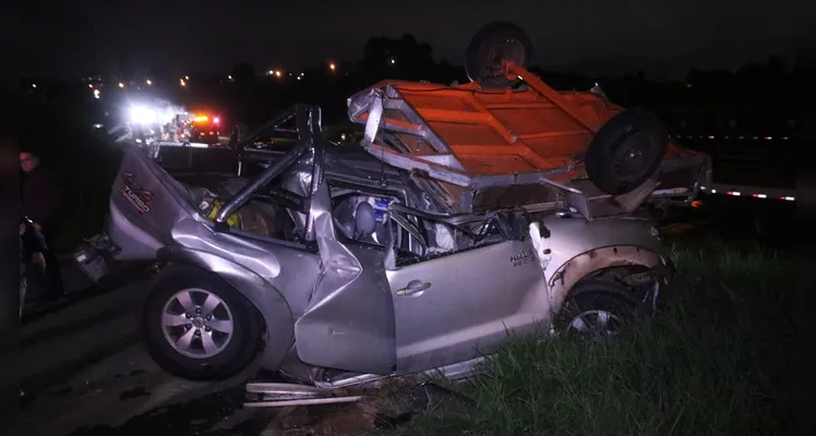 Acidente na BR-376 em Ponta Grossa deixa mulher morta e vários feridos -