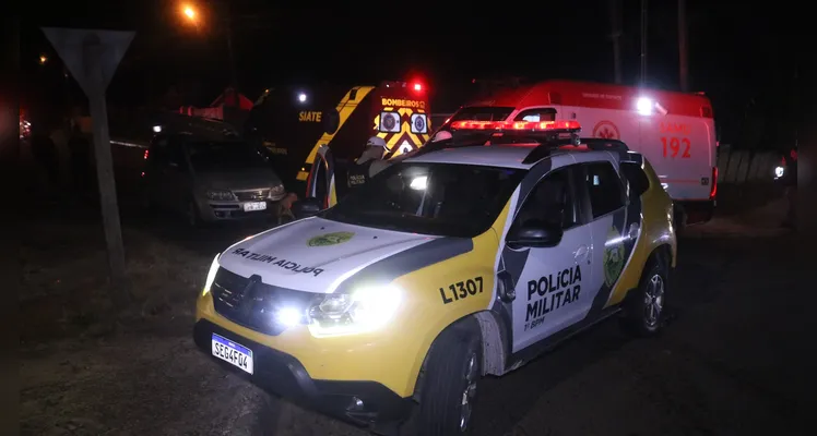 Polícia Militar esteve no local.