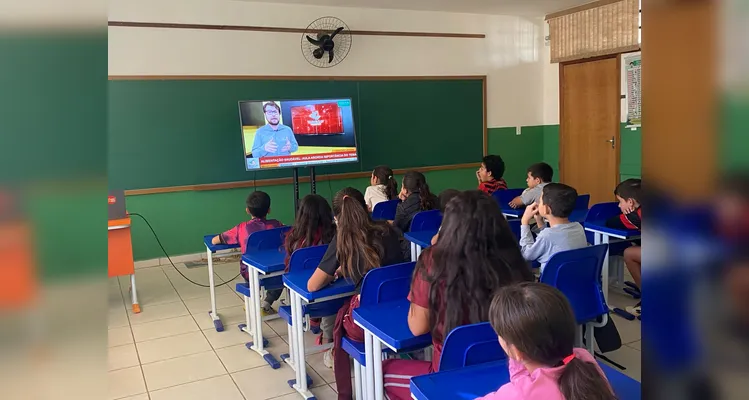 Prática na horta e teoria em sala contribuíram para a fixação dos conteúdos.