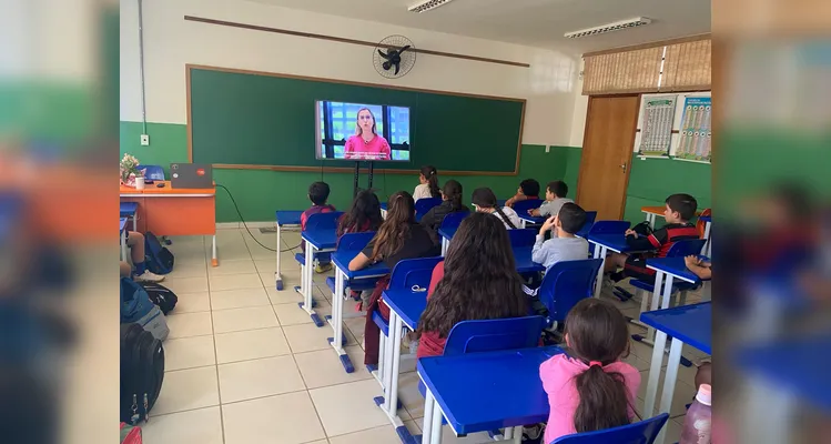 Prática na horta e teoria em sala contribuíram para a fixação dos conteúdos.