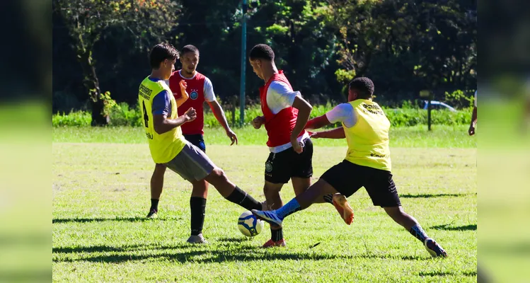 Operário sub-20 em seus treinamentos para a temporada |