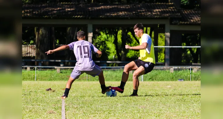 Operário sub-20 em seus treinamentos para a temporada |