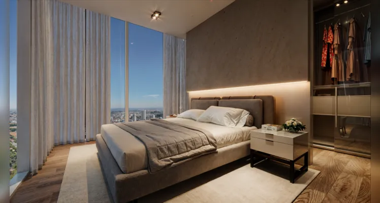 Quarto da cobertura.
