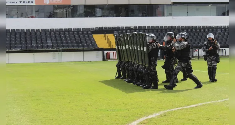 O treinamento faz parte da rotina de aprimoramento da equipe CHOQUE.