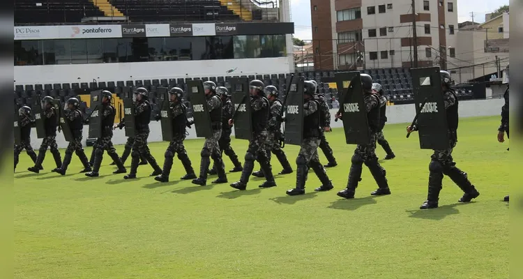 O treinamento faz parte da rotina de aprimoramento da equipe CHOQUE.