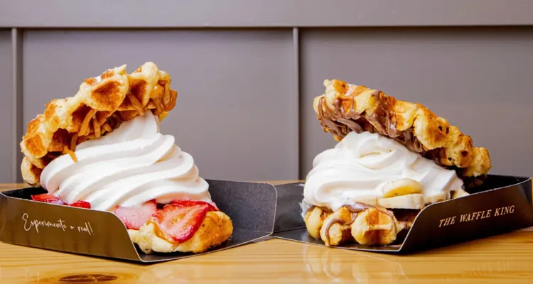 The Waffle King celebra o Dia do Waffle com oferta por apenas R$ 1,99