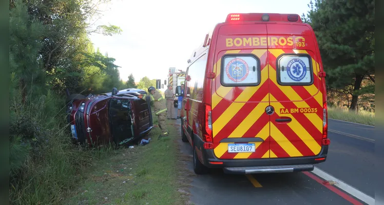 Corpo de Bombeiros prestou atendimento.