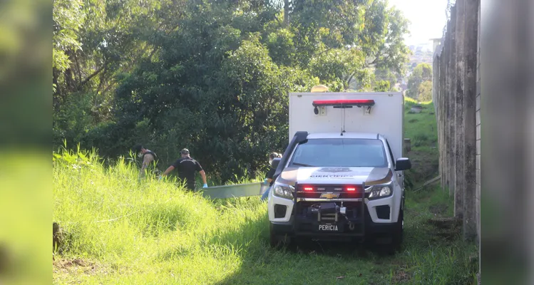 Confira imagens do local onde cadáver de jovem foi encontrado