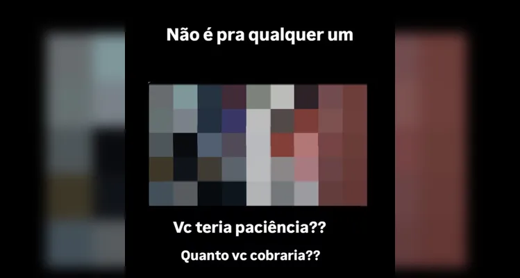 Publicação gerou comentários ofensivos direcionados à criança e seus pais