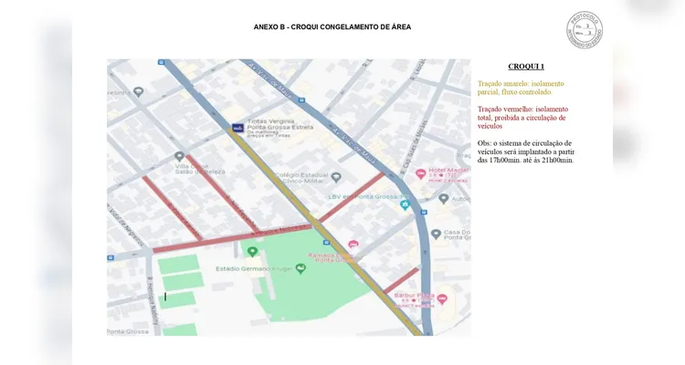 Às 17h, a Rua Emílio de Menezes terá isolamento parcial e fluxo controlado |