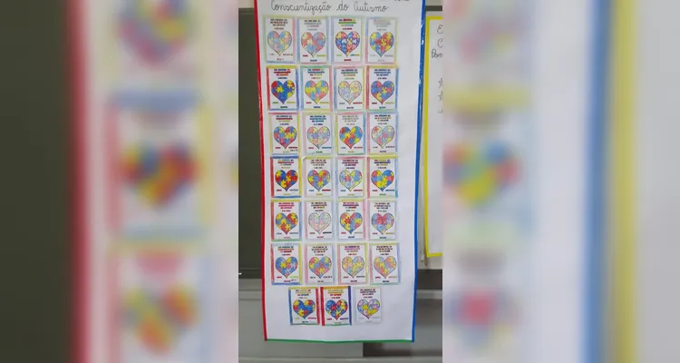 Os alunos trabalharam com vídeos e mídias como foco de estudos teóricos e desenvolveram cartazes e desenhos sobre as campanhas trabalhadas.