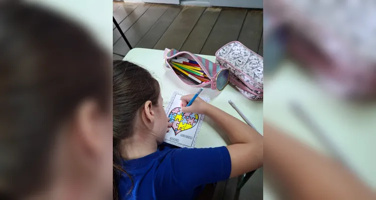 Os alunos trabalharam com vídeos e mídias como foco de estudos teóricos e desenvolveram cartazes e desenhos sobre as campanhas trabalhadas.