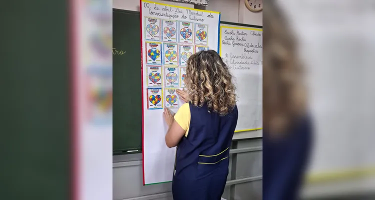 Os alunos trabalharam com vídeos e mídias como foco de estudos teóricos e desenvolveram cartazes e desenhos sobre as campanhas trabalhadas.