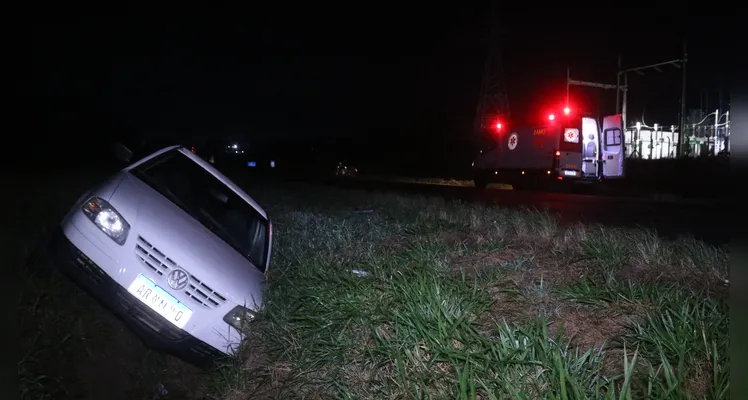 A motorista, de 44 anos, estava vindo da cidade de Colombro, na Região Metropolitana de Curitiba, quando aconteceu o acidente, no km 501