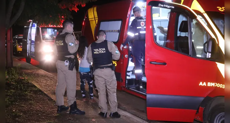 A ocorrência chegou até o Corpo de Bombeiros como ferimento por arma branca, no entanto, quando as equipes chegaram até o local perceberam que se tratava de agressão física