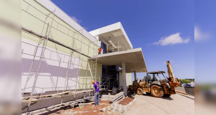 Obras do AME estão em seu estágio final de conclusão