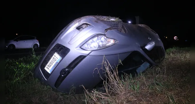 O acidente aconteceu em Ponta Grossa no sentido Curitiba