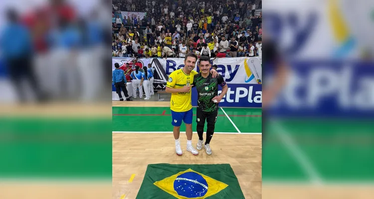 Craque Falcão reforça torcida pelo Contorno Futsal na Chave Bronze
