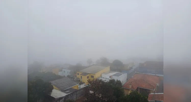 PG amanhece com frio intenso e sensação térmica de -1,1ºC