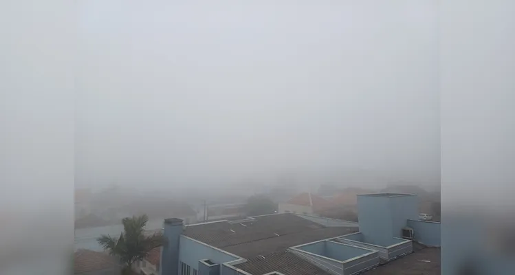 PG amanhece com frio intenso e sensação térmica de -1,1ºC