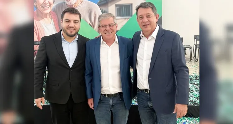Motta Ribeiro, Jorge Lange e Gerson Nunes estiveram reunidos.