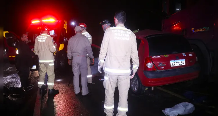Veja fotos do grave acidente na PR-151 que vitimou jovem de PG