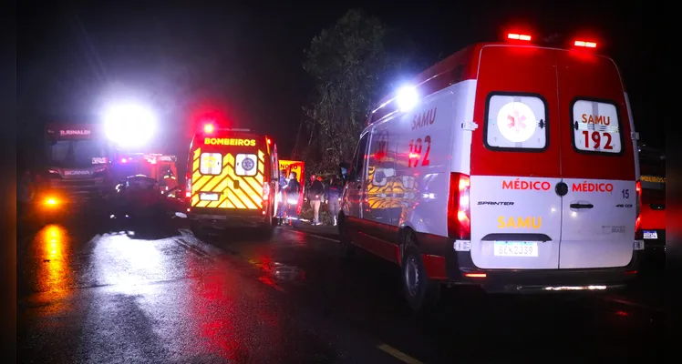 Veja fotos do grave acidente na PR-151 que vitimou jovem de PG