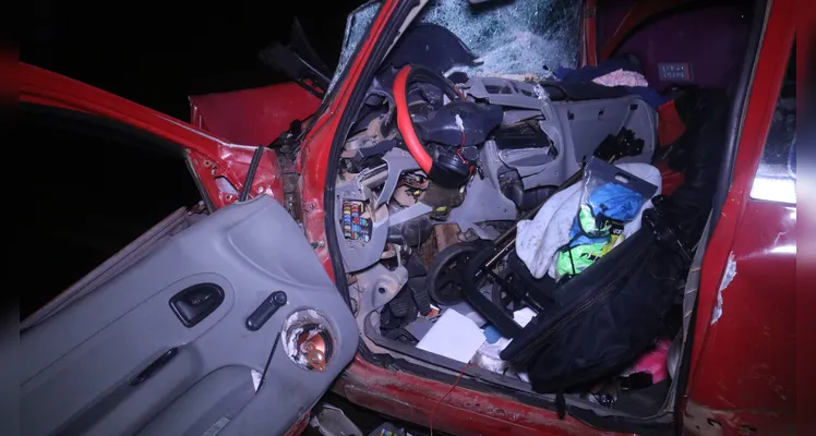 Veja fotos do grave acidente na PR-151 que vitimou jovem de PG