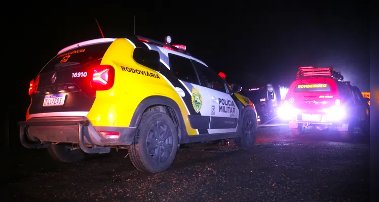 Veja fotos do grave acidente na PR-151 que vitimou jovem de PG