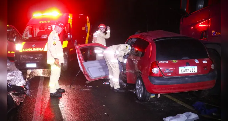 Veja fotos do grave acidente na PR-151 que vitimou jovem de PG