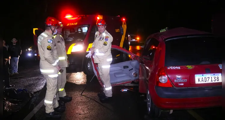 Veja fotos do grave acidente na PR-151 que vitimou jovem de PG