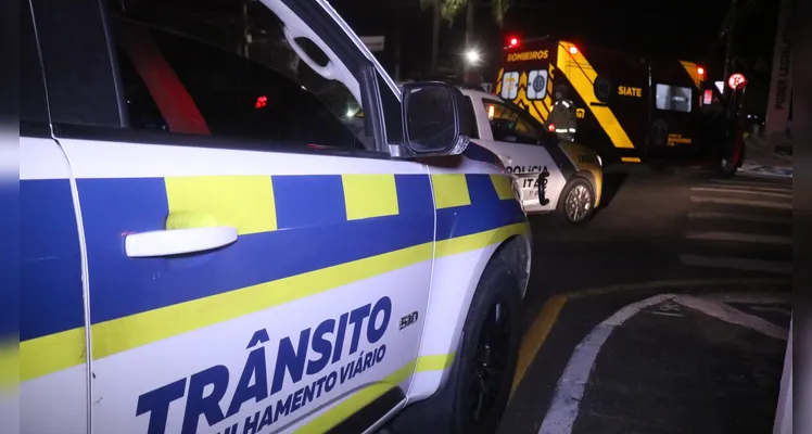 Ciclista é entubado após grave acidente na ‘Taunay’ em PG