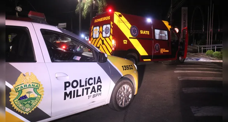 Ciclista é entubado após grave acidente na ‘Taunay’ em PG
