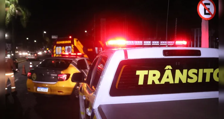 Ciclista é entubado após grave acidente na ‘Taunay’ em PG