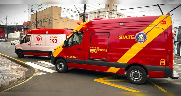 Agentes dos Bombeiros foram mobilizados para o local.