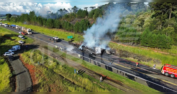 Acidente aconteceu no KM 222.