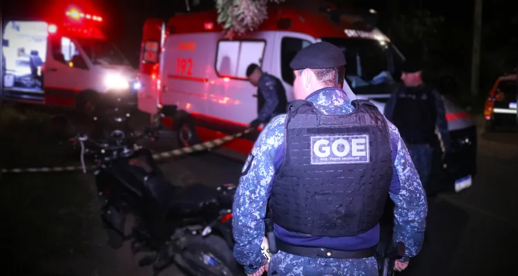 Cena do crime: veja fotos do local onde homem foi baleado em PG