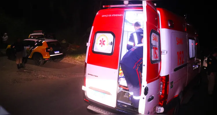 Cena do crime: veja fotos do local onde homem foi baleado em PG