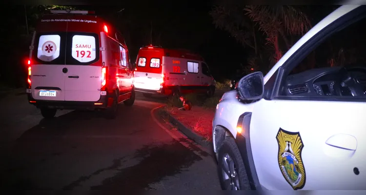 Cena do crime: veja fotos do local onde homem foi baleado em PG