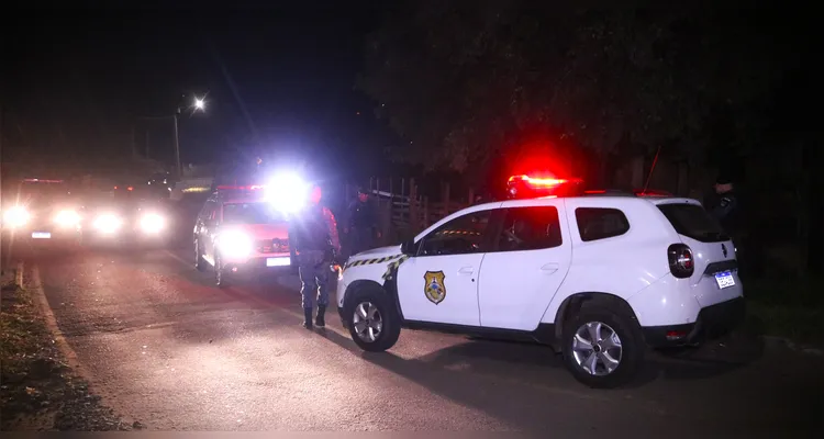 Cena do crime: veja fotos do local onde homem foi baleado em PG