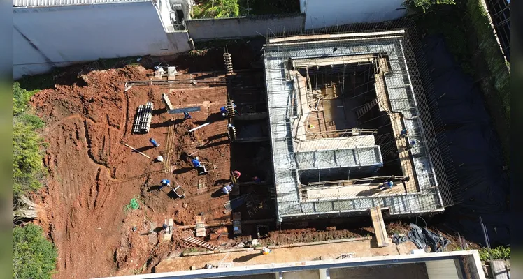 Santa Casa inicia obras de concretagem das paredes do novo bunker de PG